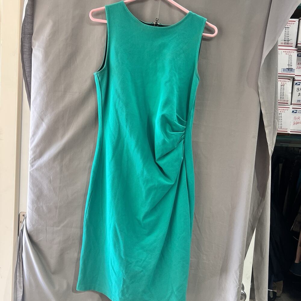 Kenneth Cole sleeveless bodycon sheath dress Size 8 TG2130 Dressy Retro